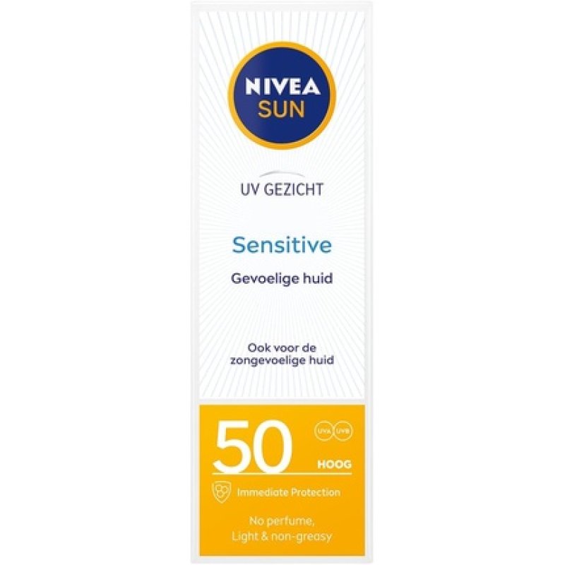 Nivea Sensitive Face Sun Cream SPF50 50g