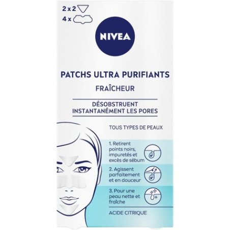 Nivea Ultra Purifying Freshness Patches 6 Patches Citric Acid Enriched