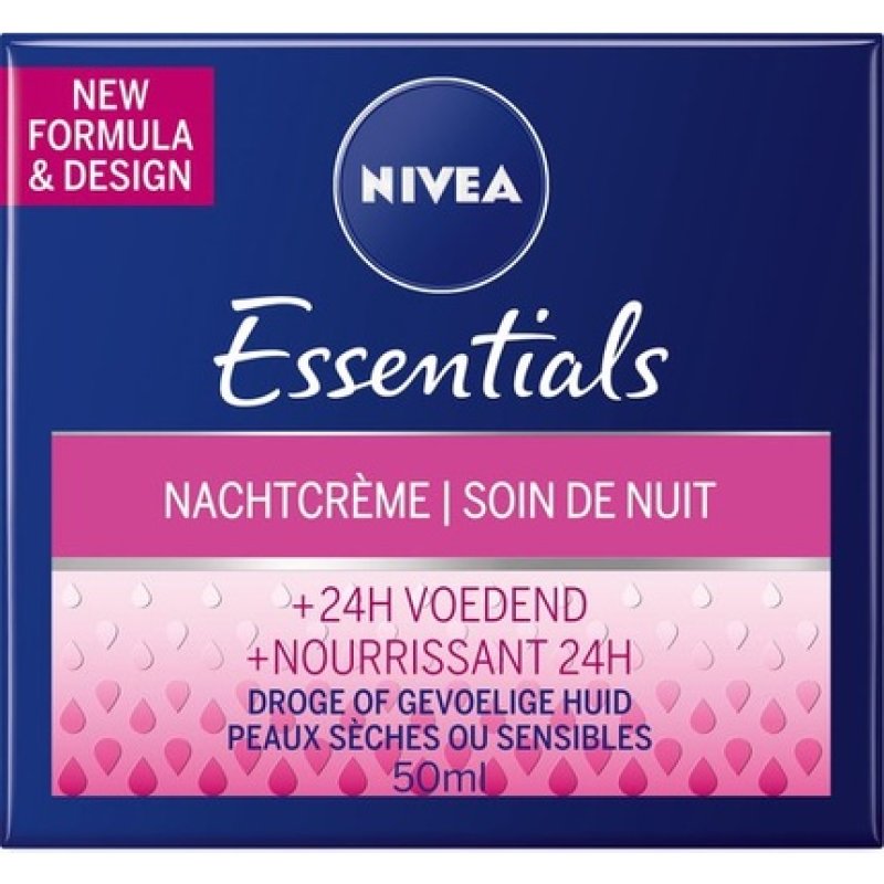 Nivea Essentials Repairing Dry or Sensitive Skin - 50ml