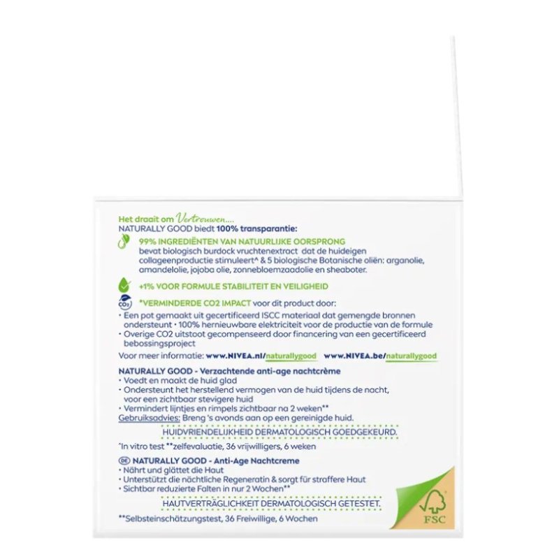 NIVEA Naturally Good Anti Age 50 ml Cream