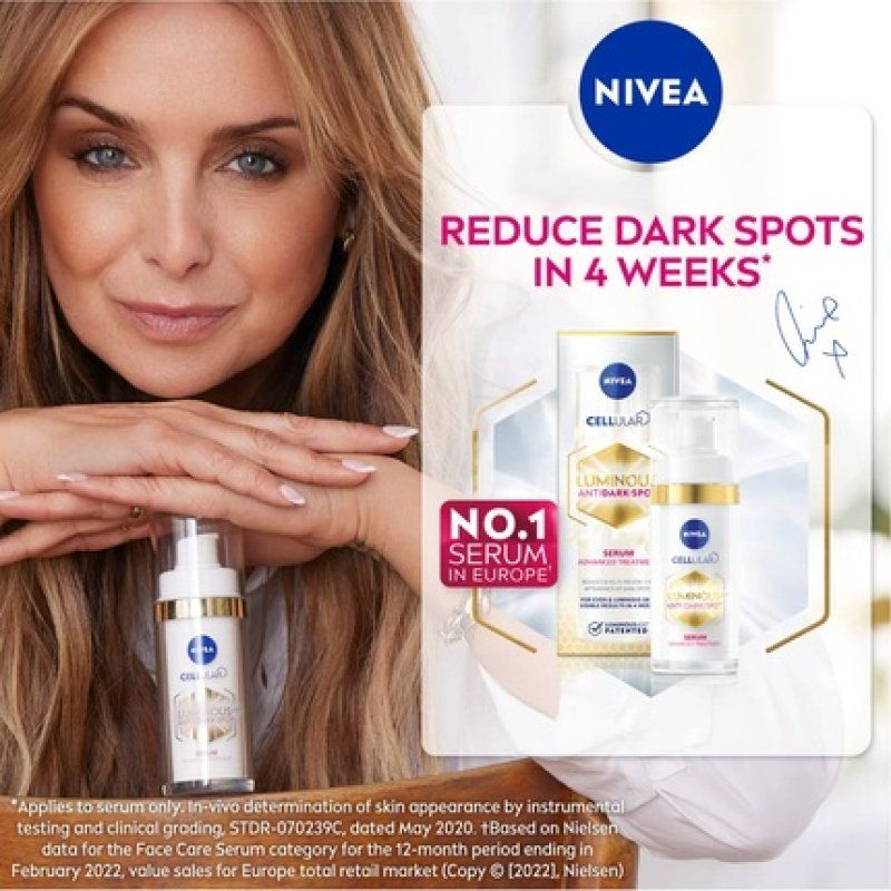 NIVEA Cellular LUMINOUS 630 Anti-Dark Spot Advanced Treatment Serum 30ml for Women