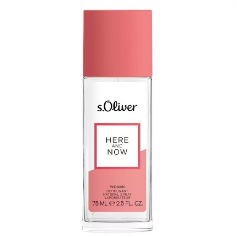 S.Oliver Here & Now Women Deodorant Spray Glass 75ml