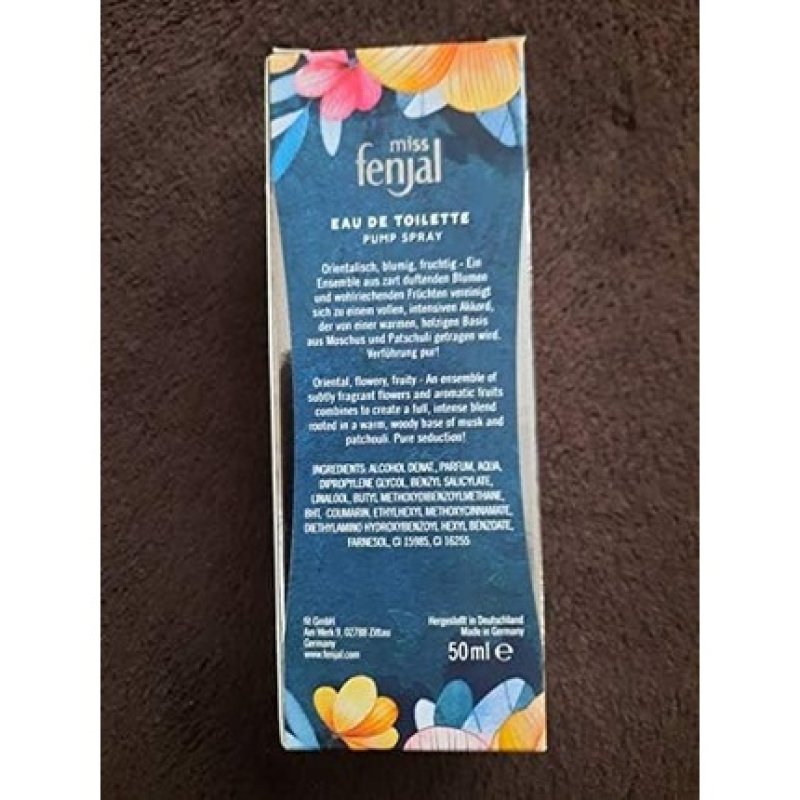 Miss Fenjal Belle de Jour Eau de Toilette Pump Spray 50ml