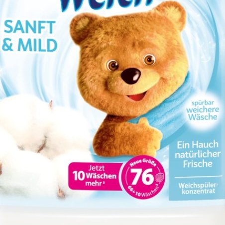 Kuschelweich Soft & Mild Fabric Softener Sensitive and Skin-Friendly for Noticeably Soft Laundry Without Dyes Large