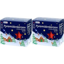 EWA Pyramid Candles 14mm Red