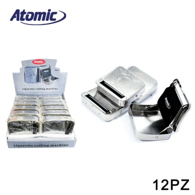 Atomic Cigarette Rolling Machine 70 Mm Standard With 4 Assorted Designs