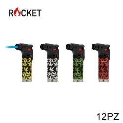Rocket Turbo Torch Cannabis Assorted 12 Pieces