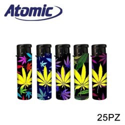 Atomic Coney Lighter Oval Turbo Leaf Assorted Pack Of 25