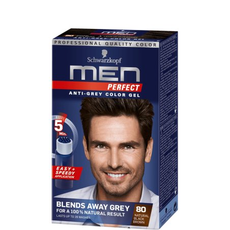 Schwarzkopf Men Perfect 80 couleur de cheveux Noir