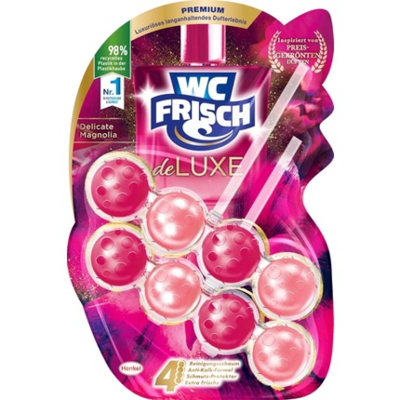 WC Frisch Deluxe Delicate Magnolia Toilet Cleaner 2 x 50g