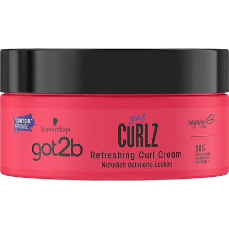 GOT2B SCHWARZKOPF Refreshing Curl Cream got Curlz 200ml
