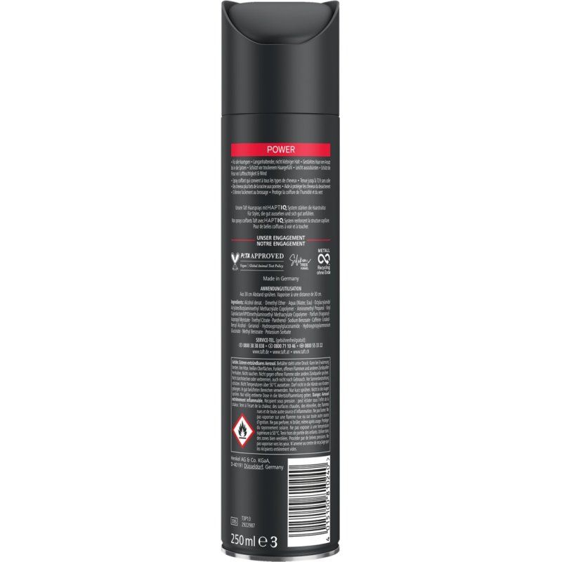 Schwarzkopf Taft Power Hairspray Hold 5 250ml