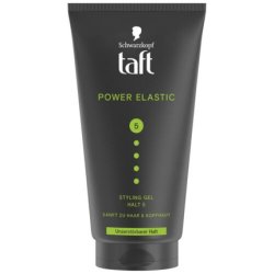 Taft Hair Gel Power Elastic Styling Gel Hold 5 for Firm Hold 150ml