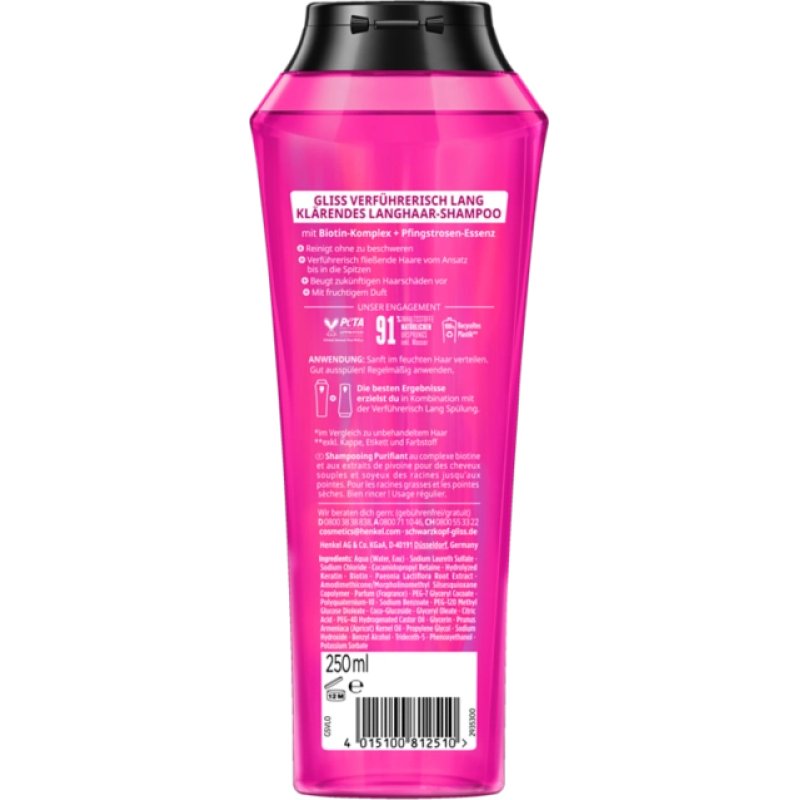 Gliss/Gliss Kur Schwarzkopf Seductively Long Shampoo