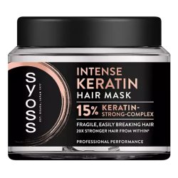 Syoss Keratin Intense Hair Mask 400ml with 15% Building Complex