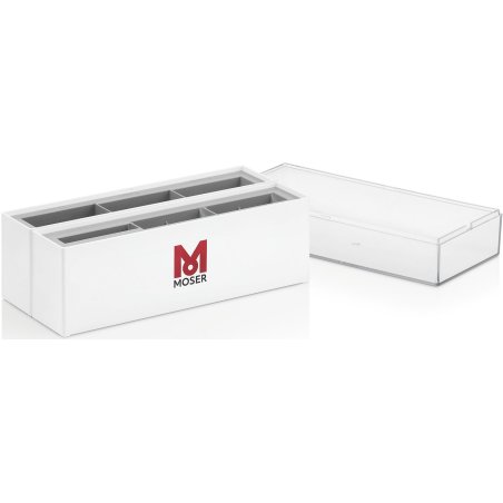 Moser Storage Box Empty Box for Magnetic Attachment Combs
