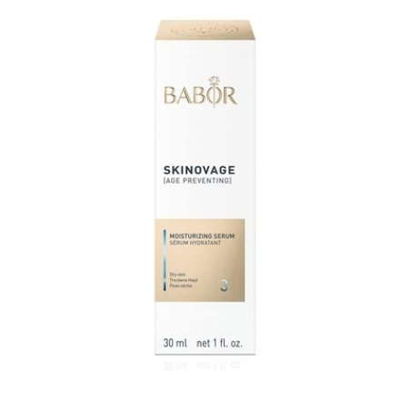 BABOR SKINOVAGE Moisturizing Serum for Dry Skin Anti-Aging Face Moisture Serum Alcohol-Free Vegan Formula 30ml