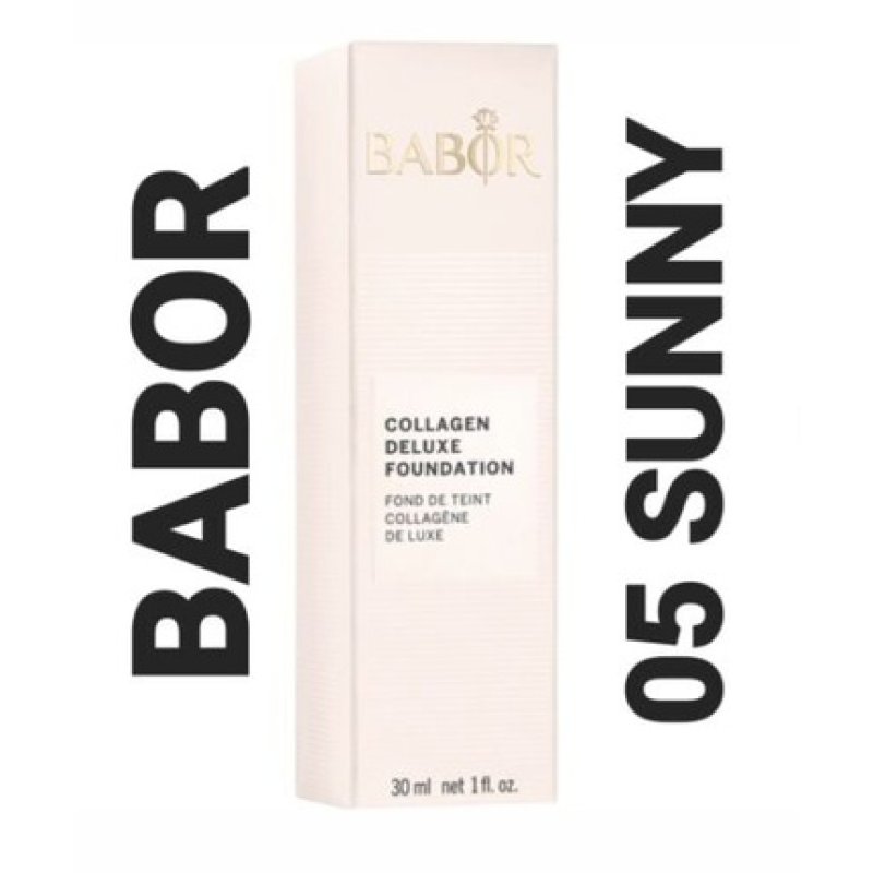 Original Babor Collagen Deluxe Foundation 30ml 05 Sunny Shadow Full Cover
