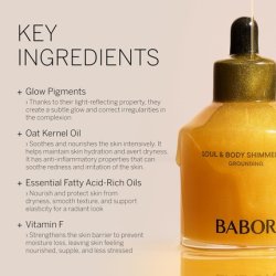 Babor Soul & Body Shimmer Oil - Shimmering Body Oil for Skin Care