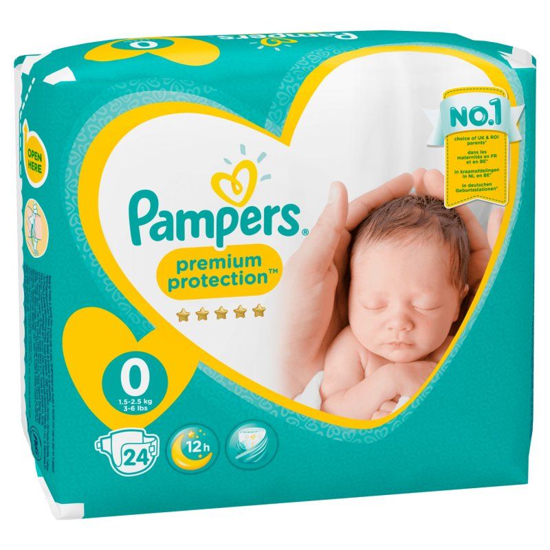 Pampers 81665614 disposable diaper Boy/Girl 0 24 pc(s)