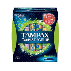 TAMPAX Compak Pearl Super Tampon 18 pc(s)