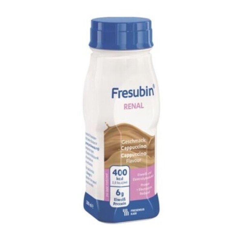 FRESENIUS KABI Frebusin Renal Cappuccino Special Medical Food 200ml - Pack of 4