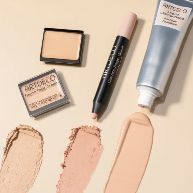 ARTDECO Camouflage Cream Strong Coverage Concealer Makeup 1 x 4.5g 24 Gentle Olive