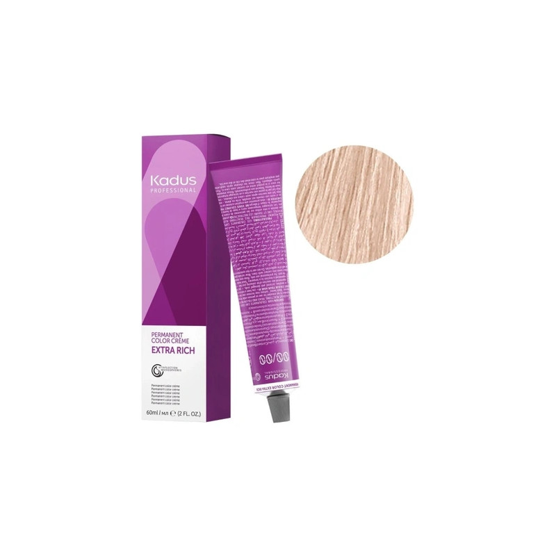 Kadus Permanent Hair Color 60ml 10/96 Very Light Smoky Violet Blonde