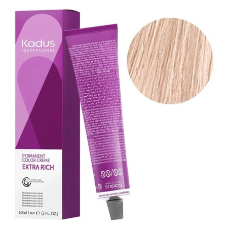 Kadus Permanent Hair Color 60ml 10/96 Very Light Smoky Violet Blonde