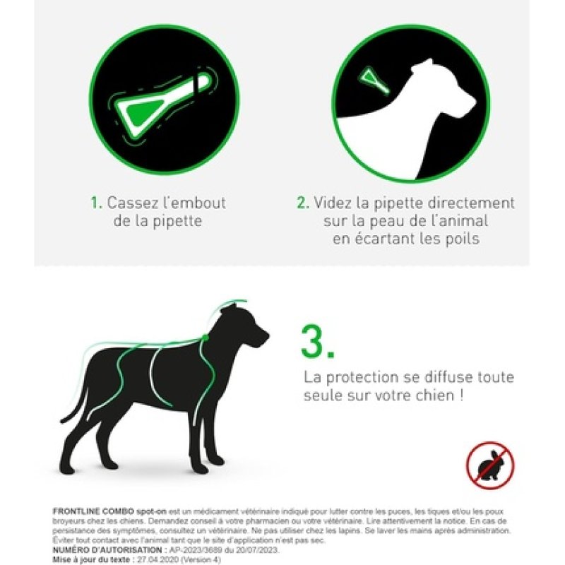Frontline Combo Dog Anti-Flea Anti-Tick Treatment