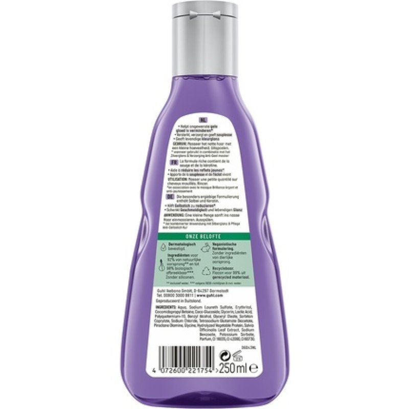 Guhl Silver Shine & Care Shampoo 250ml