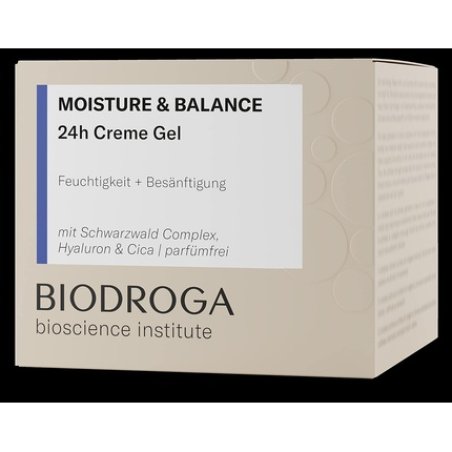 Biodroga Face Care 24h Cream Gel 50ml Moisture Face Cream Oil-Free