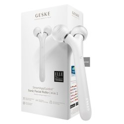 Geske Smartappguidedtm Sonic Facial Roller 4 in 1 Device for Face