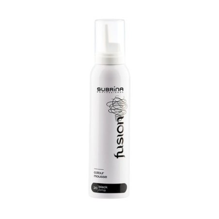 Subrina Professional Fusion Hair Colour Leave-In Mousse 20 Black - 125 Ml
