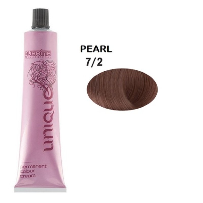 Subrina Professional Unique Permanent Hair Dye 72 Medium Pearl Blonde - 100 Ml