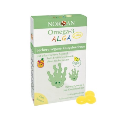 Norsan Omega-3 Kids Alga Jelly Drops 45 Pieces