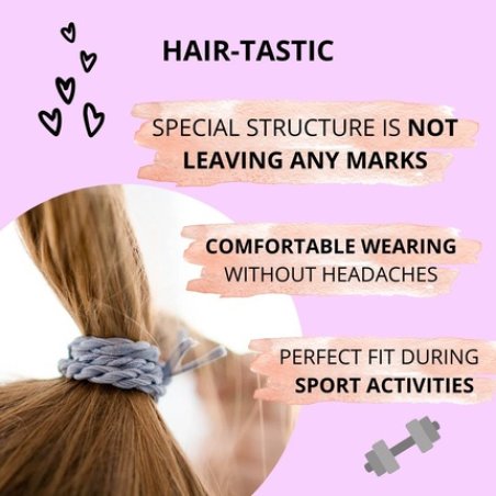 Bellody Original Girls Hair Ties Stylish Braided Kids Hair Tie with Strong Hold Women's Hair Accessories Penguin
