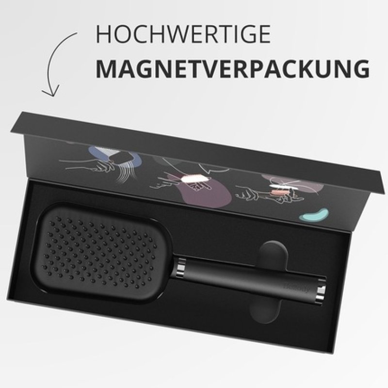 Bellody Original Hair Brush with Patented Cleaning Function Gentle on Hair, Protects Hair, and Massages Scalp - Classic