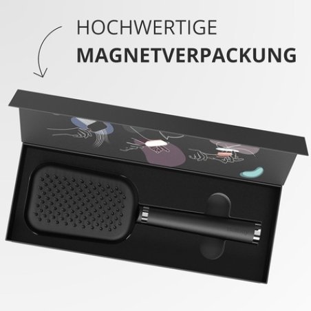 Bellody Original Hair Brush with Patented Cleaning Function Gentle on Hair, Protects Hair, and Massages Scalp - Classic