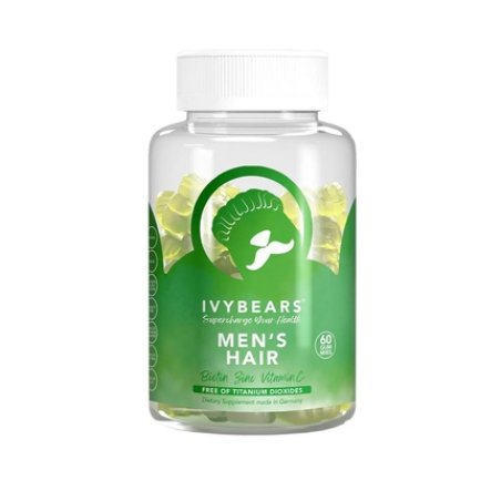 Ivybears Hair Vitamins For Men - 60 Gummies