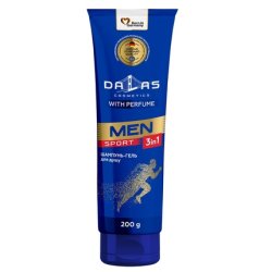 Dalasmen 3 In 1 Shower Gel For Face, Body, And Hair Sport 200ml