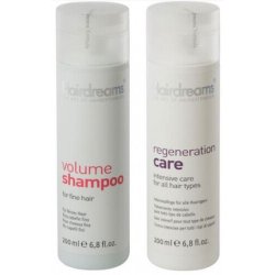 Hairdreams Volume Shampoo 200ml and Regeneration Care 0.4L