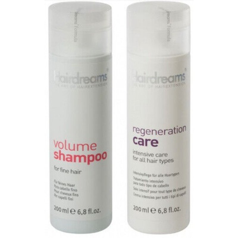 Hairdreams Volume Shampoo 200ml and Regeneration Care 0.4L