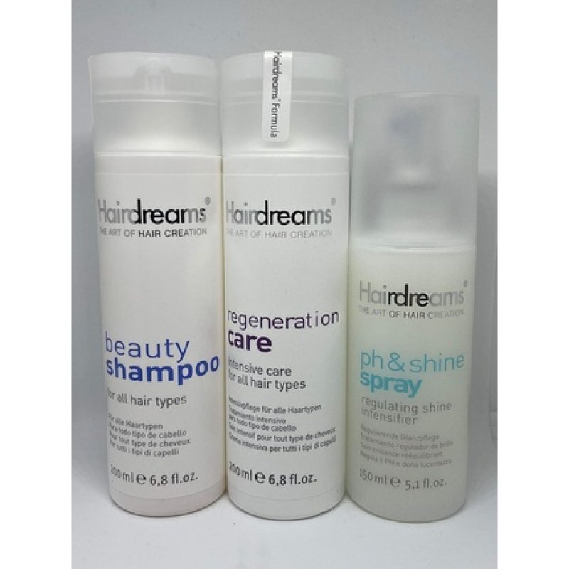Hairdreams Beauty Shampoo and Regeneration & Shine Spray