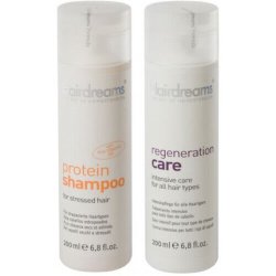 Hairdreams Protein Shampoo 200ml and Regeneration Care 0.4L