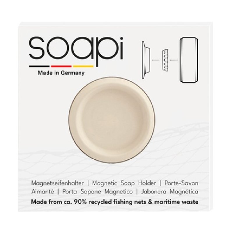 Soapi Magnetic Soap Holder Off White