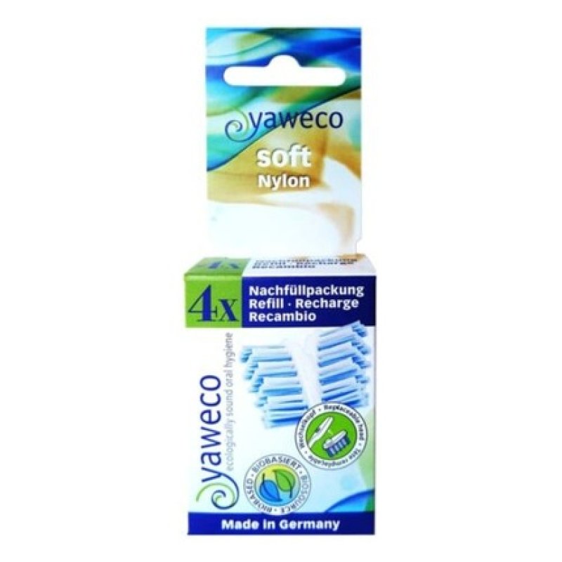 Soft Nylon Refill Pack with 4 Interchangeable Heads