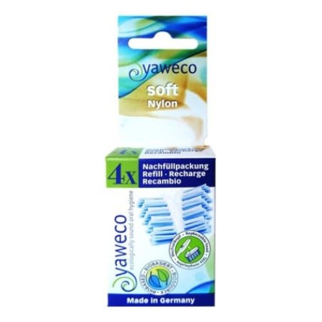 Soft Nylon Refill Pack with 4 Interchangeable Heads