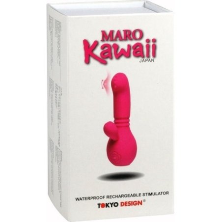 Kawaii Maro 5 Rabbit Vibrator In Cerise