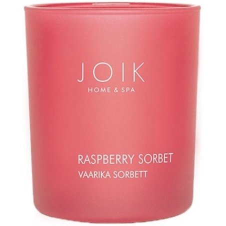 Joik Scented Candle Raspberry Sorbet 150 Gram Glass Red